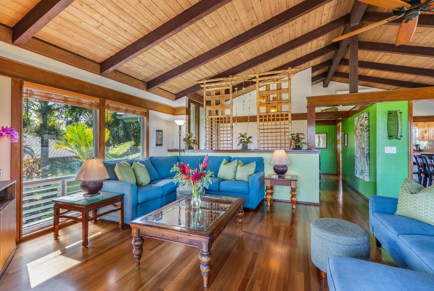 Princeville Vacation Rentals, Hale Anu Keanu - Living Area