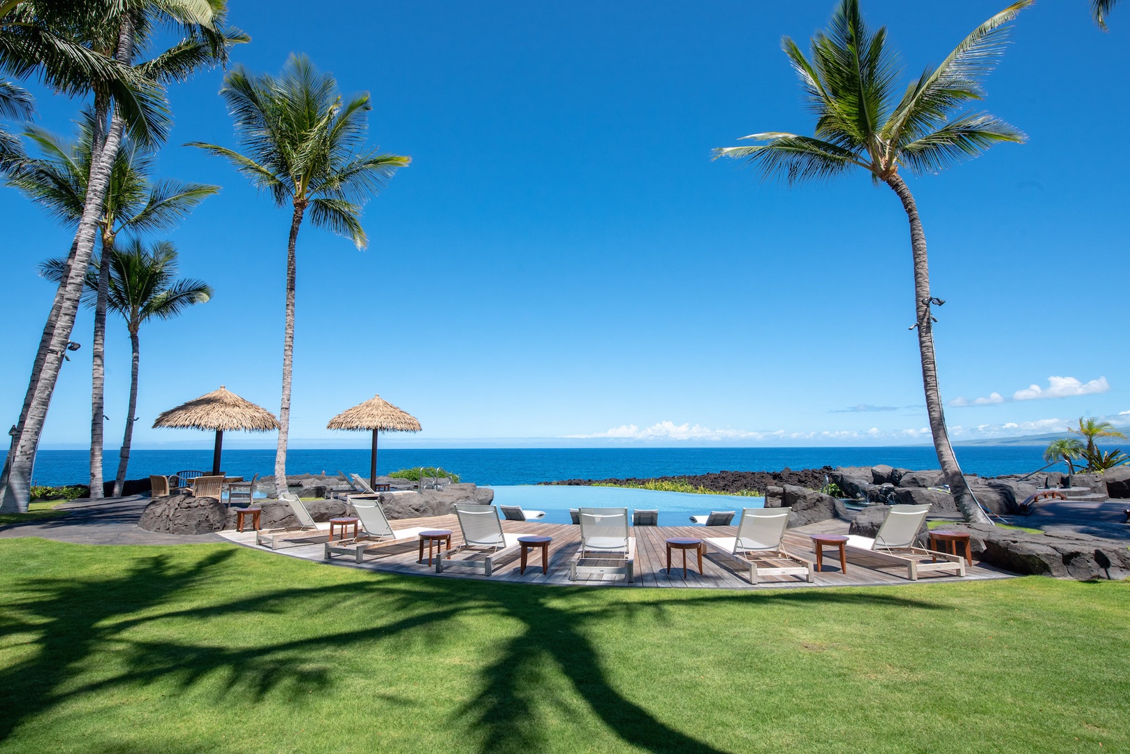 Kamuela Vacation Rentals, 3BD OneOcean (1C) at Mauna Lani Resort - Wide View of "The Ocean Club" Amenity Center