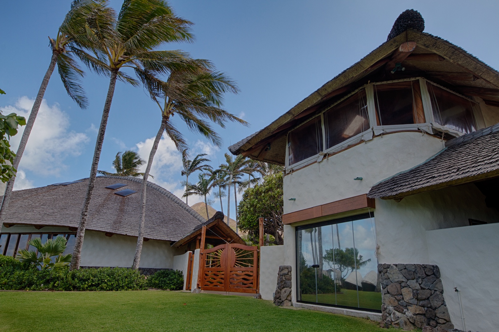 Kailua Vacation Rentals, Paul Mitchell Estate* - Boat House exterior - Gym on ground level, Lounge on upper level