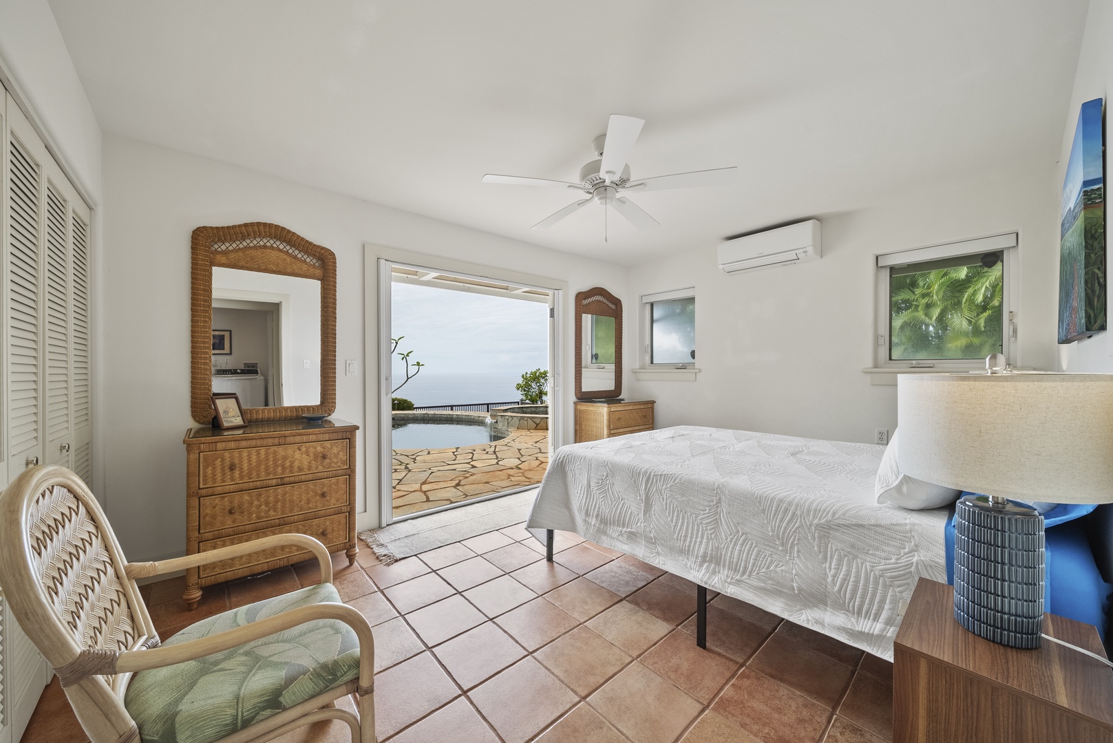 Haleiwa Vacation Rentals, Ka Hale Hau'oli - Witness the breathtaking ocean views from your private balcony, where tropical breezes and serene waters create your perfect morning escape.