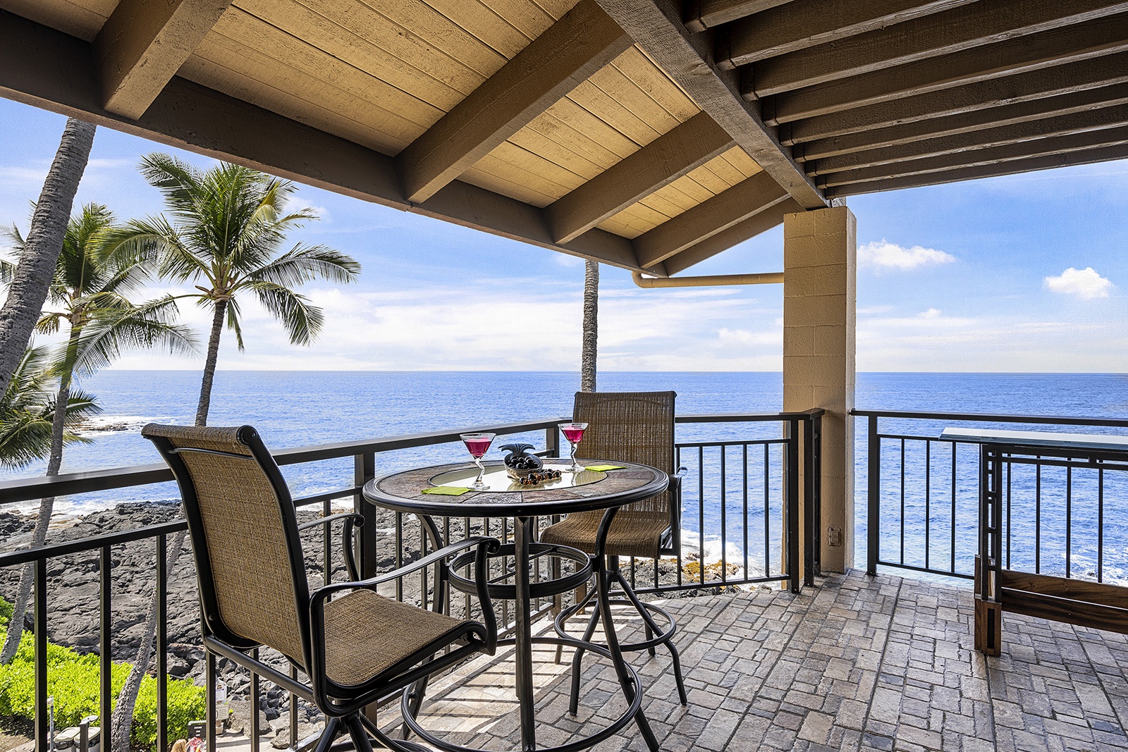 Kailua Kona Vacation Rentals, Kona Makai 6301 - Views from the spacious Lanai!