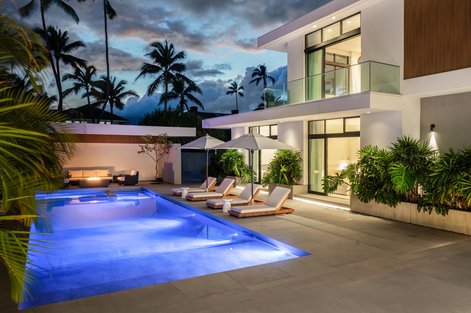 Kailua Vacation Rentals, Kailua Beach Escape - End the day beneath the palms with a peaceful swim and the soft glow of twilight.