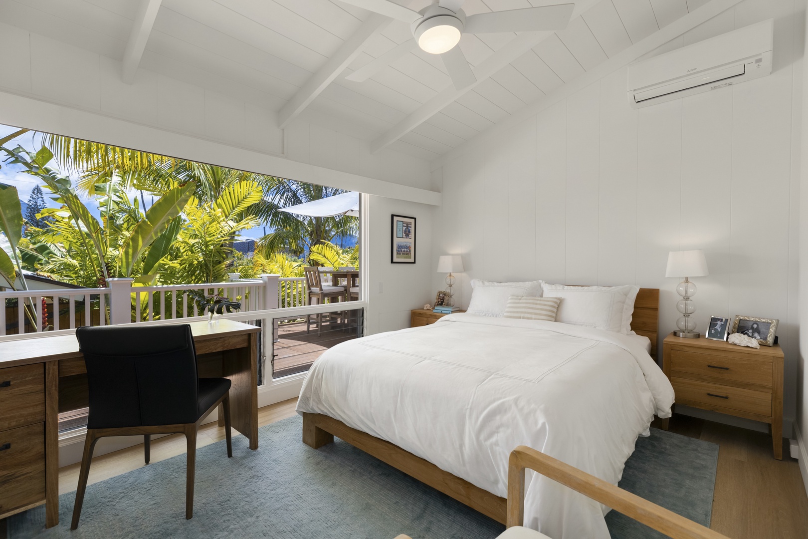 Kailua Vacation Rentals, Seahorse Estate - Front House Guest Bedroom