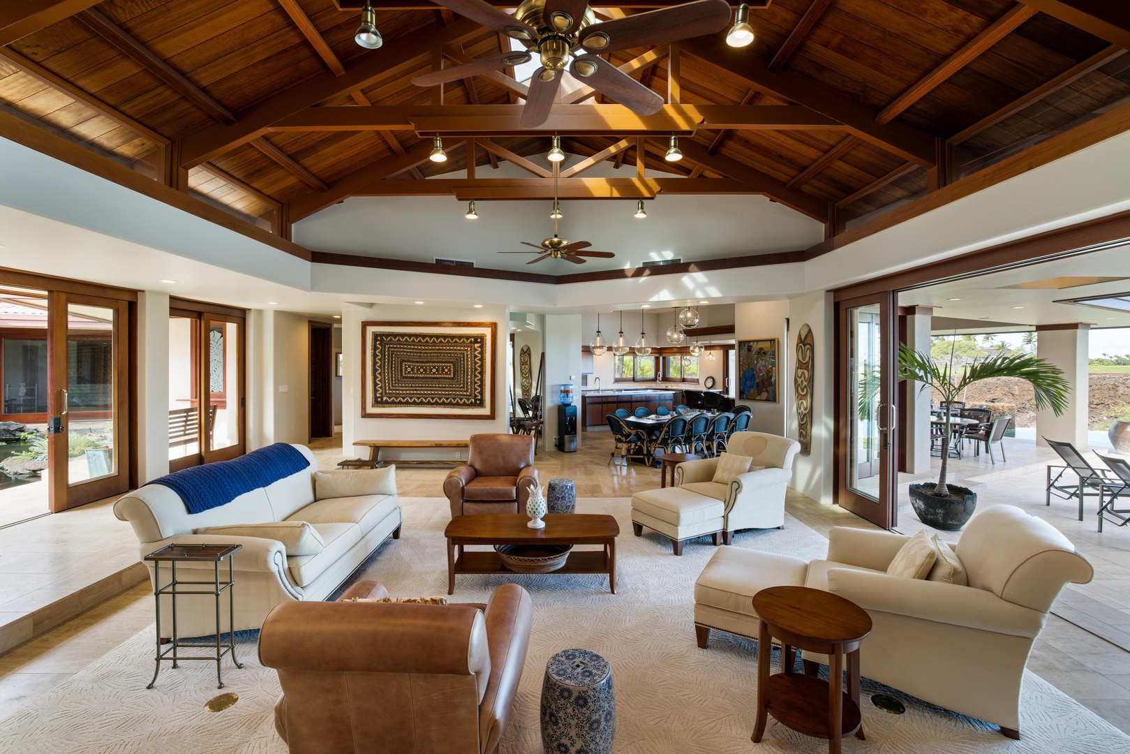 Kamuela Vacation Rentals, Champion Ridge 7 - Multiple seating areas throughout the home ensure space for both lively conversation and tranquil relaxation.