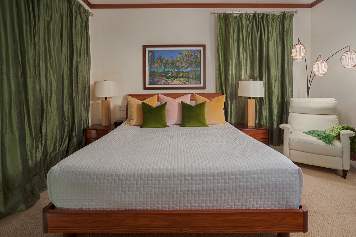 Kapalua Vacation Rentals, Ocean Dreams Villa 2203 at Montage Kapalua Bay* - Second Master Bedroom with Walk-in Closet, Large Flat Screen HD TV, CD/DVD, iPod dock and Reading Chair