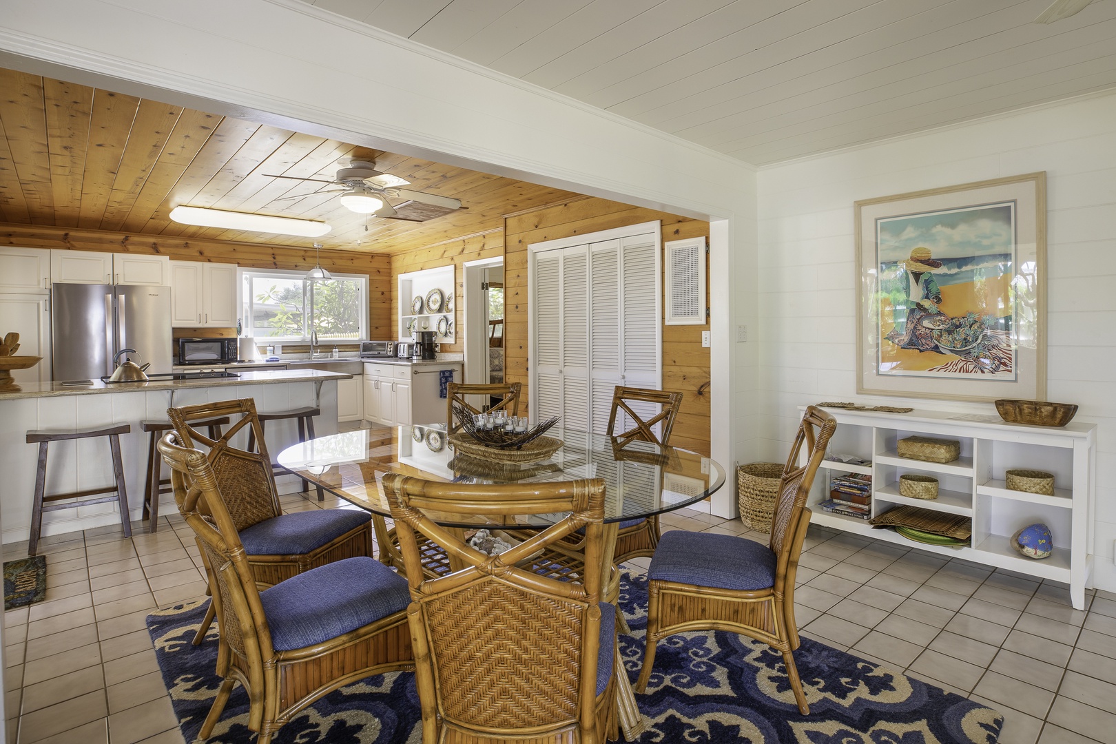 Kamuela Vacation Rentals, Honu Ohana- Puako 59 - Ample Dining Room Seating