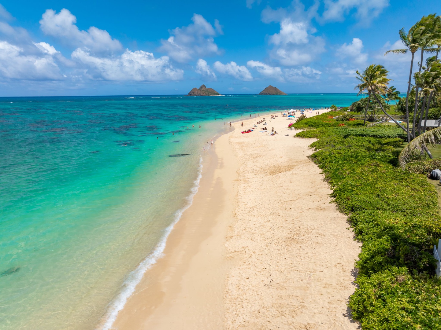 Kailua Vacation Rentals, Lanikai Sunrise Estate - Capture postcard-perfect views with the Mokulua Islands and powdery white sands steps from the estate.