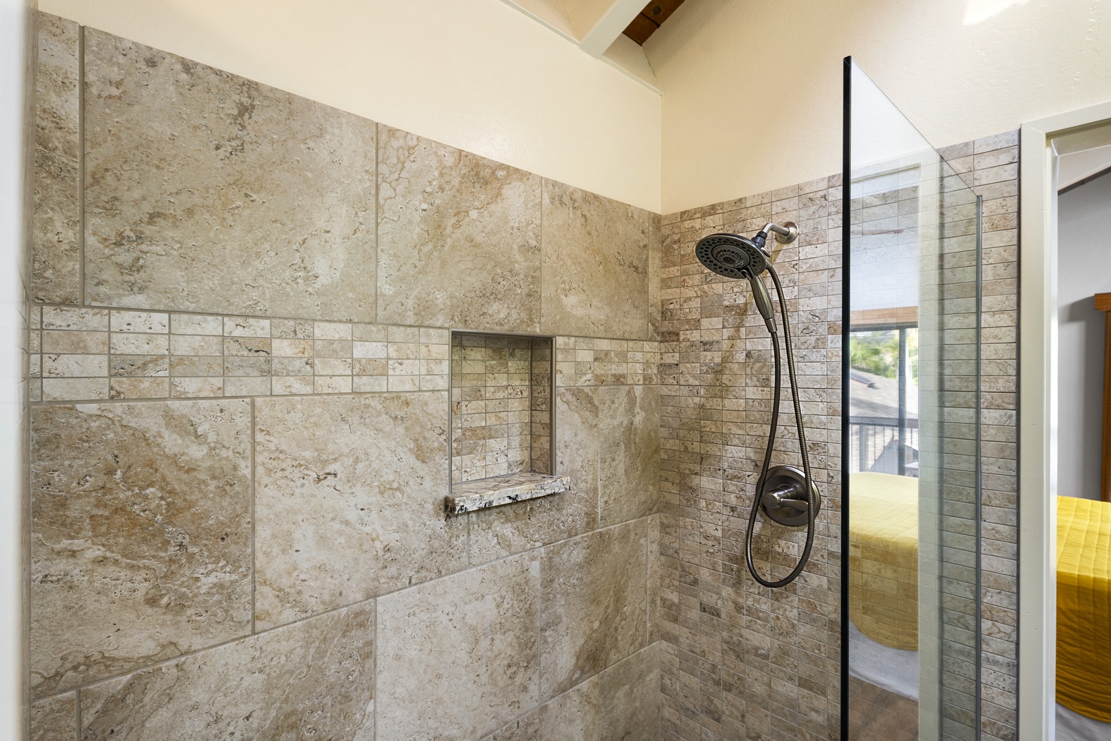 Kailua Kona Vacation Rentals, Kanaloa at Kona 1606 - Primary bathroom walk-in shower!