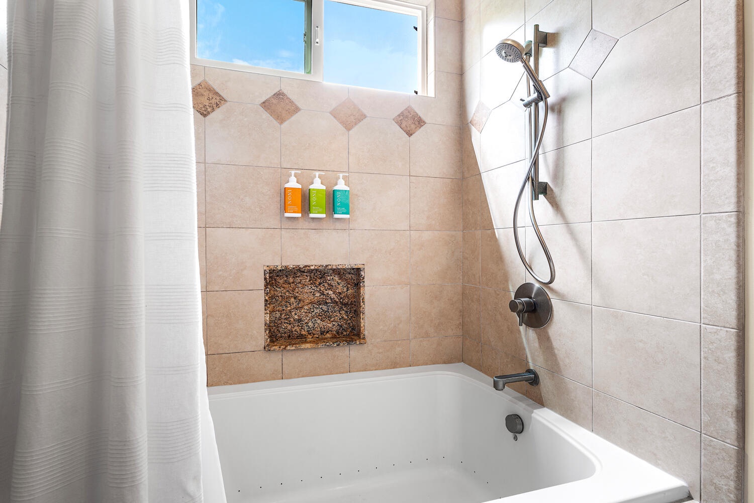 Kailua Kona Vacation Rentals, Kailani Vista - Lather up with provided Malie island-scented toiletries while enjoying the soundtrack of the pacific