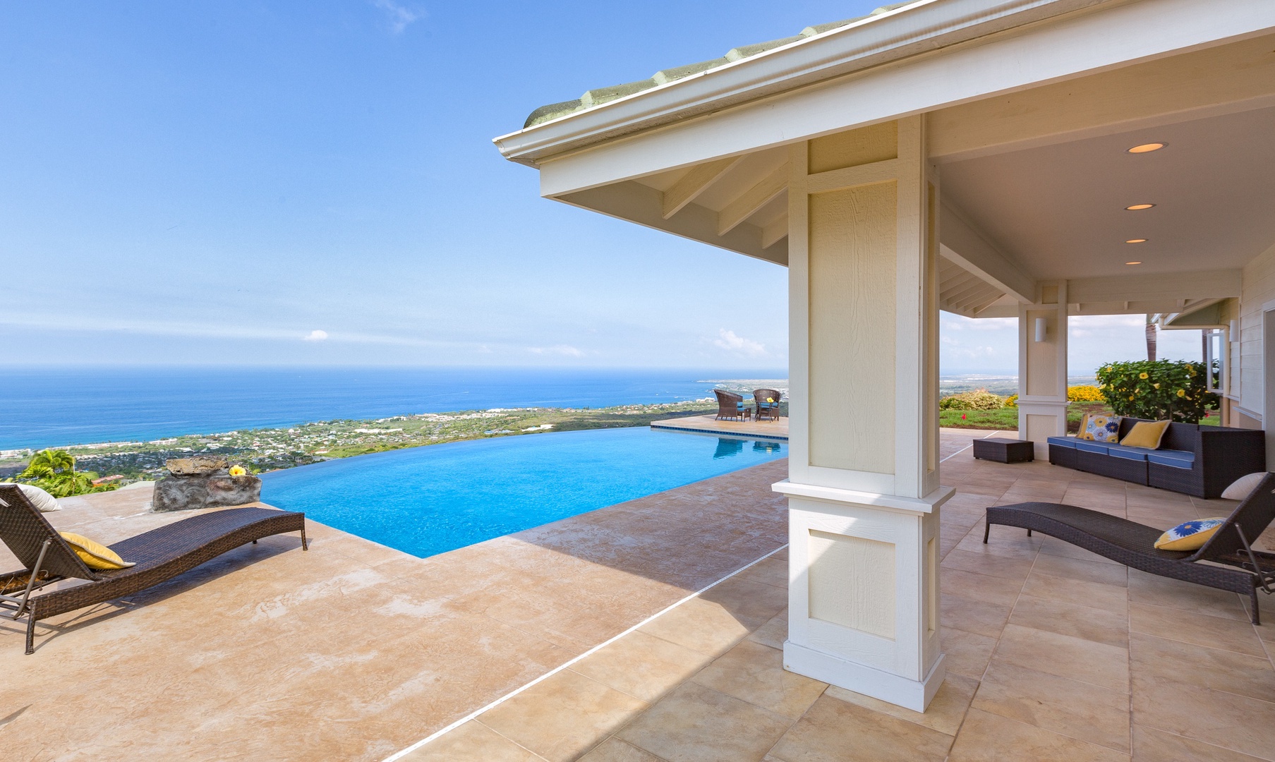Kailua Kona Vacation Rentals, Hale Maluhia (Big Island) - Ocean views from the private infinity pool