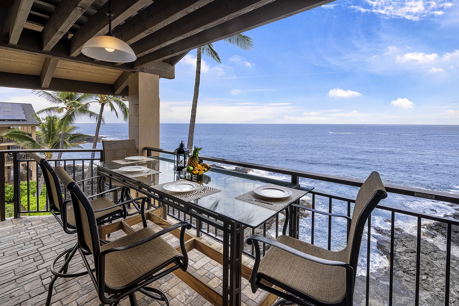 Kailua Kona Vacation Rentals, Kona Makai 6301 - Wrap around Lanai means views as far as the eye can see!