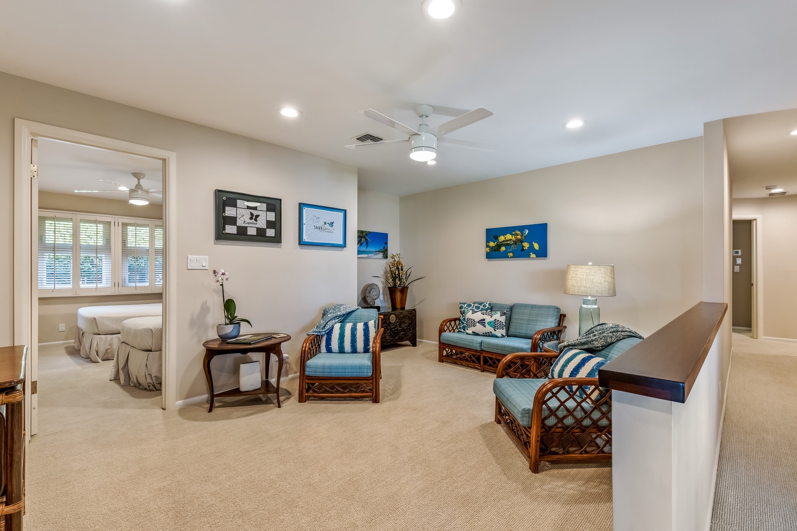 Honolulu Vacation Rentals, Hale Ola - Bonus room is adjacent to one of the bedrooms