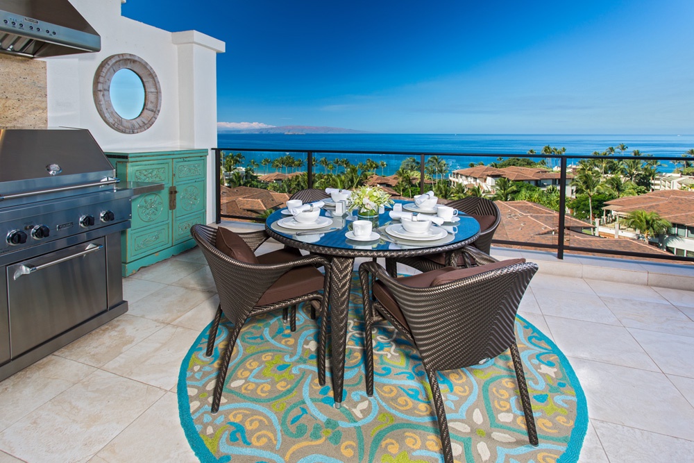 Wailea Vacation Rentals, Pacific Paradise Suite J505 at Wailea Beach Villas* - Enjoy Outdoor Dining with Stunning Views!