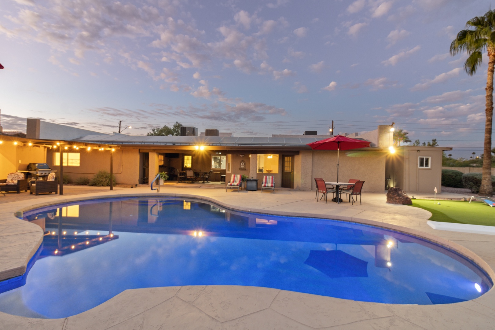 Scottsdale Vacation Rentals, OFB Thunderbird Retreat - Dip your toes in the pristine pool with an evening beverage