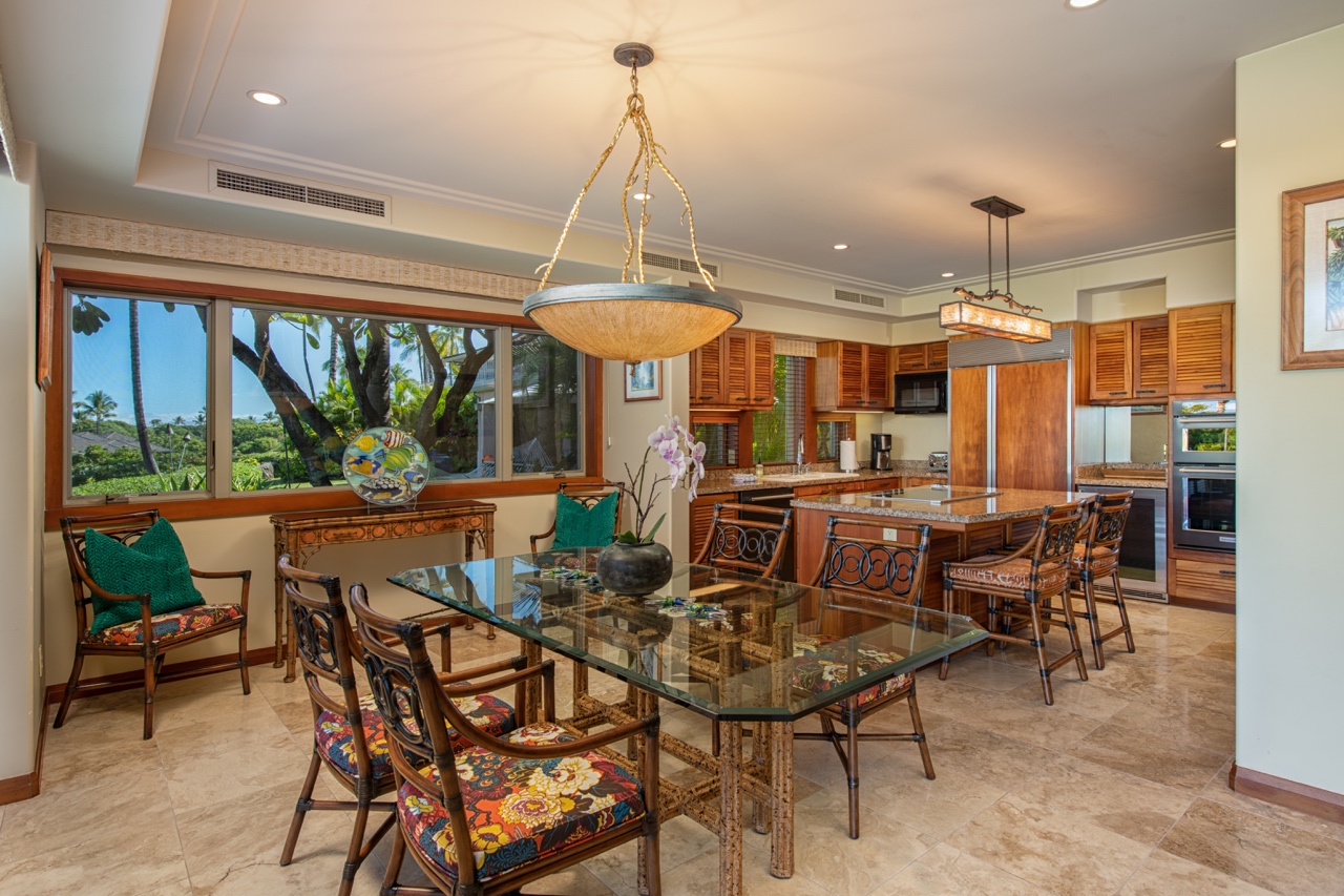 Kailua Kona Vacation Rentals, 2BD Hillside Villa (4102) at Hualalai Resort - Plenty of seating options to gather.