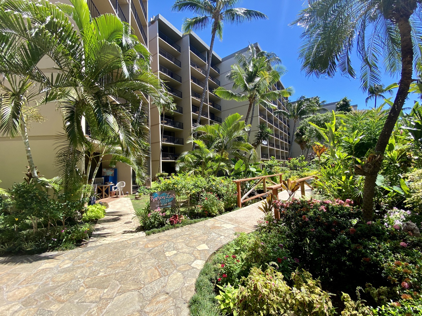 Lahaina Vacation Rentals, Kaanapali Shores 903 - Enjoy a peaceful walk through vibrant tropical landscapes, surrounded by lush greenery and the serene sounds of nature.