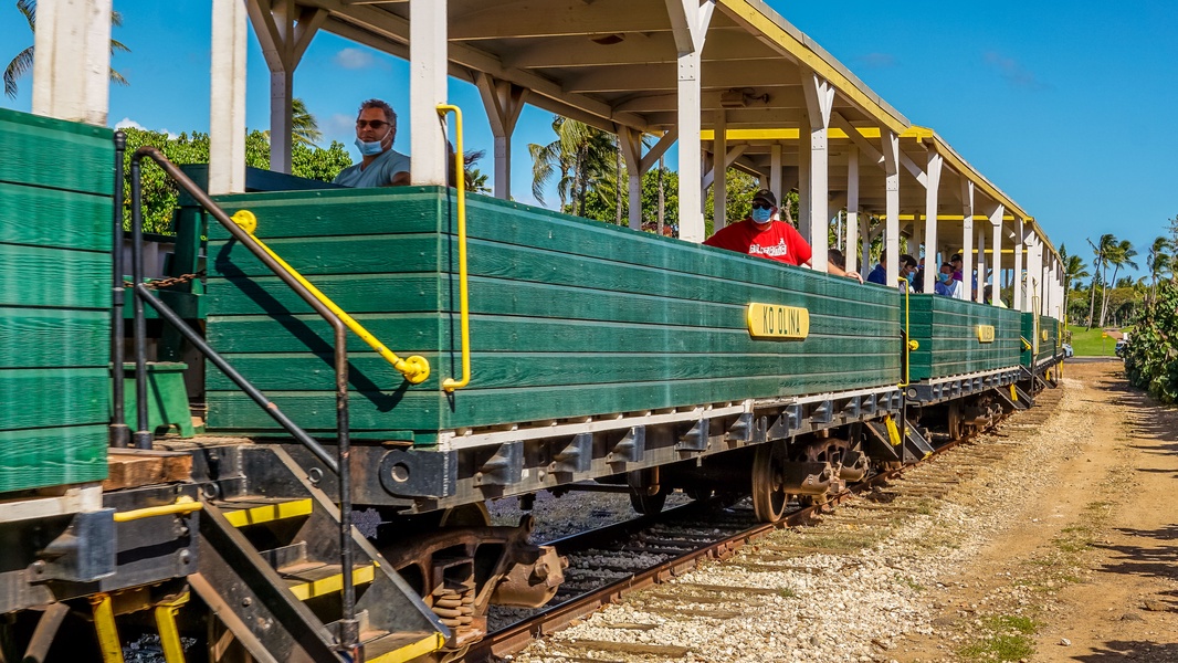 Kapolei Vacation Rentals, Kai Lani 21C - _Sugar Cane Train_ Tourist Train passes through Ko Olina 2 or 3 times a week