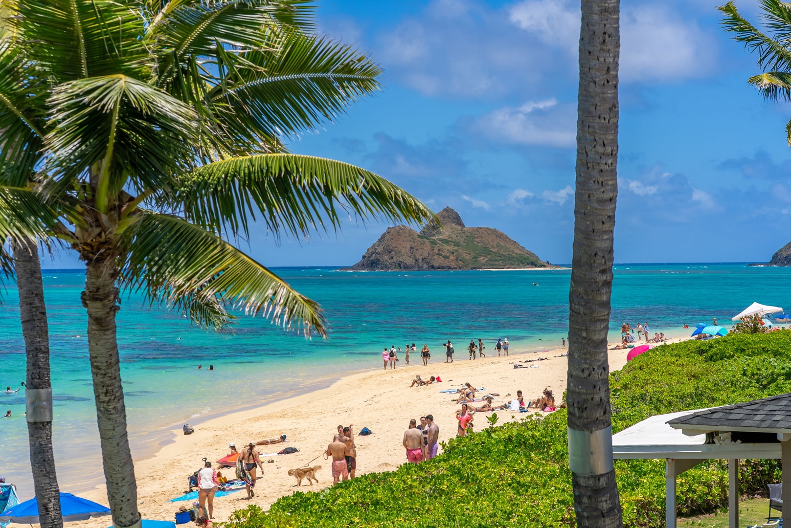 Kailua Vacation Rentals, Lanikai Sunrise Estate - Sink your toes in the sand as the iconic Mokulua twin islands rise on the horizon.