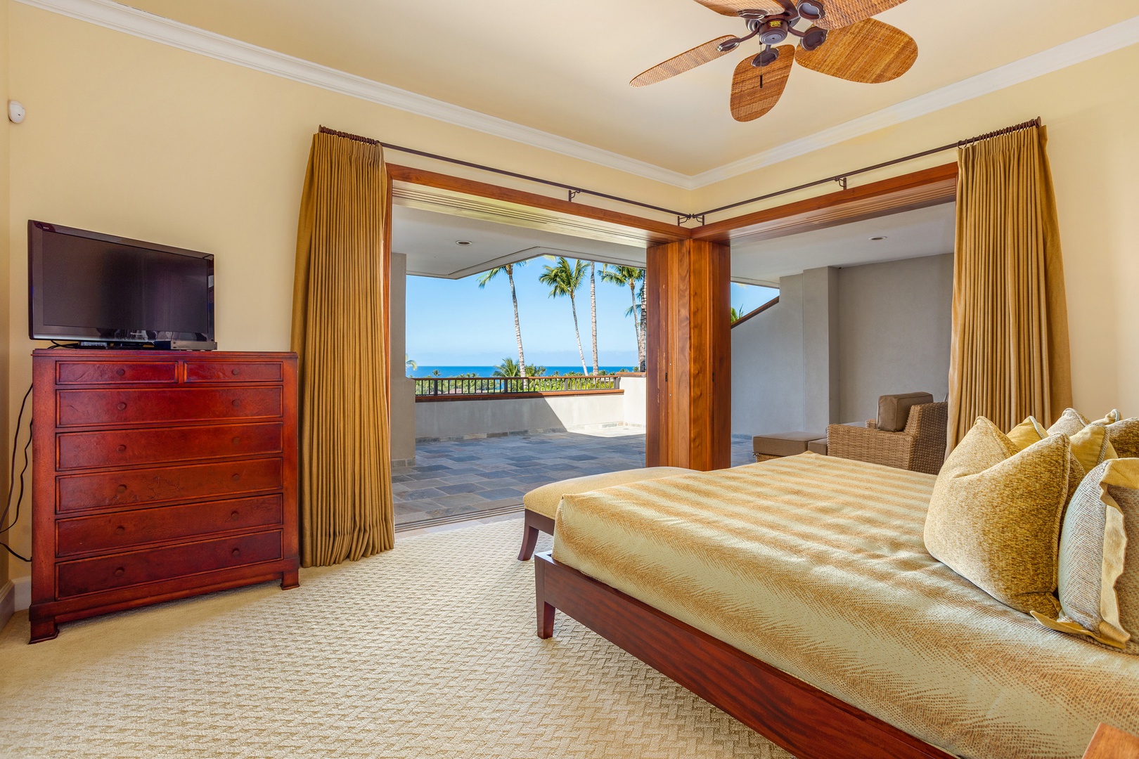 Kamuela Vacation Rentals, Kaunaoa 7B at Mauna Kea Resort - Spacious, breezy bedrooms with gorgeous views!