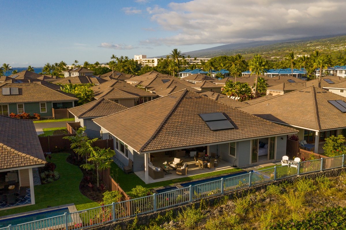 Kailua Kona Vacation Rentals, Island Time - Holua Kai - An aerial view of the home