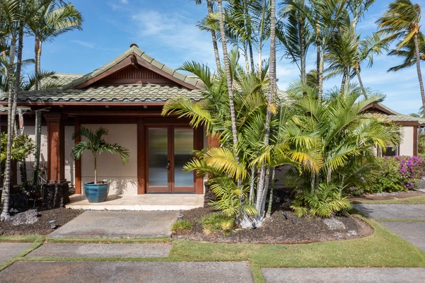 Kamuela Vacation Rentals, Canoe House & Beach Walker at Champion Ridge - The third and fourth guest bedrooms are in their own Ohana located at the front of the property.