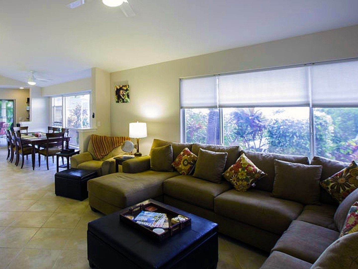 Kailua Kona Vacation Rentals, Hale Alaula - Ocean View - Cozy up on the couch and relax after a day of adventure!