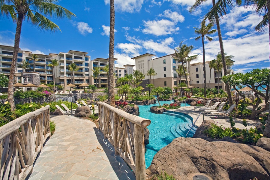 Kapalua Vacation Rentals, Ocean Dreams Premier Ocean Grand Residence 2203 at Montage Kapalua Bay* - Bridges, Waterfalls and Grottos