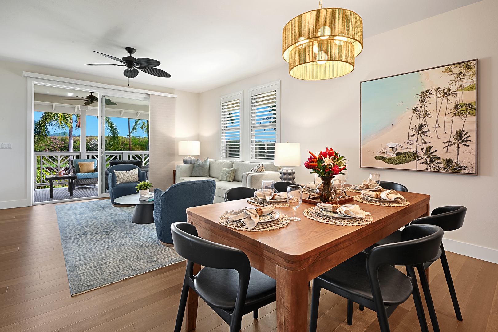 Koloa Vacation Rentals, Pili Mai 14K - Gather with loved ones around the dining table good for 6.