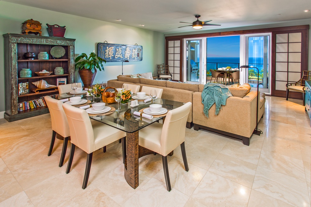 Wailea Vacation Rentals, Pacific Paradise Suite J505 at Wailea Beach Villas* - Great Room with State-of-the-Art Amenities