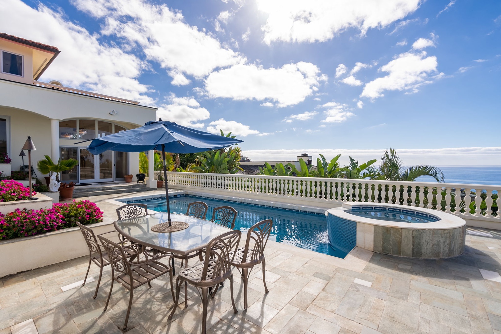 Honolulu Vacation Rentals, Hawaii Ridge Getaway - Poolside furnitures available.