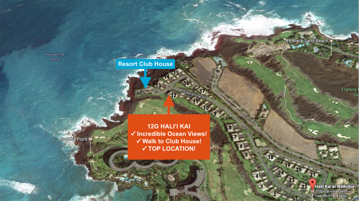 Waikoloa Vacation Rentals, 3BD Hali'i Kai (12G) at Waikoloa Resort - Hali'i Kai 12G is located in Building 12. Other buildings don't compare to our location and views!