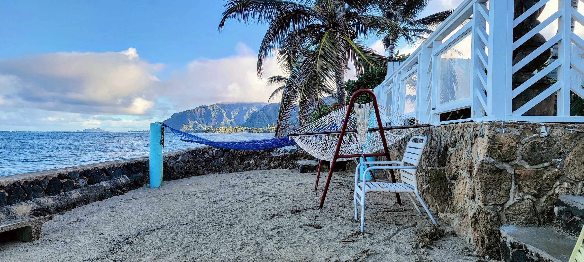 Hauula Vacation Rentals, Paradise Reef Retreat - Views from the private beach