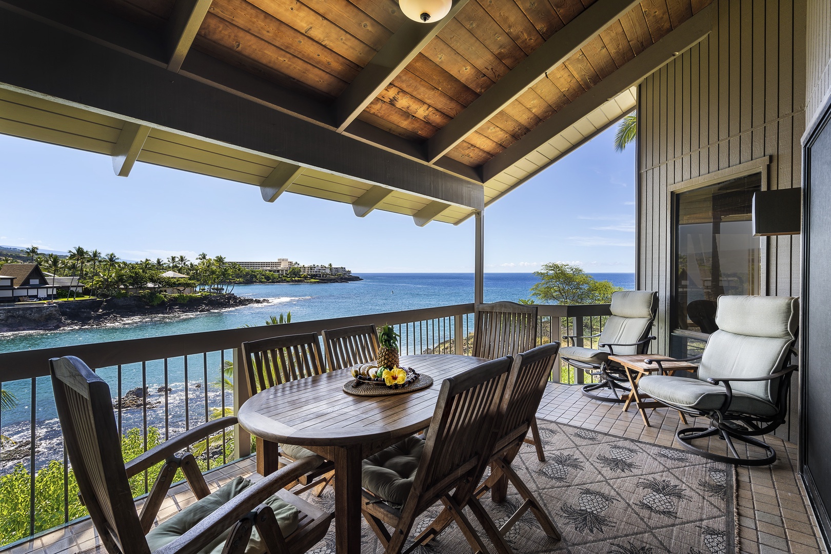 Kailua Kona Vacation Rentals, Kanaloa at Kona 3304 - Make yourself at home on the Lanai of 3304!~