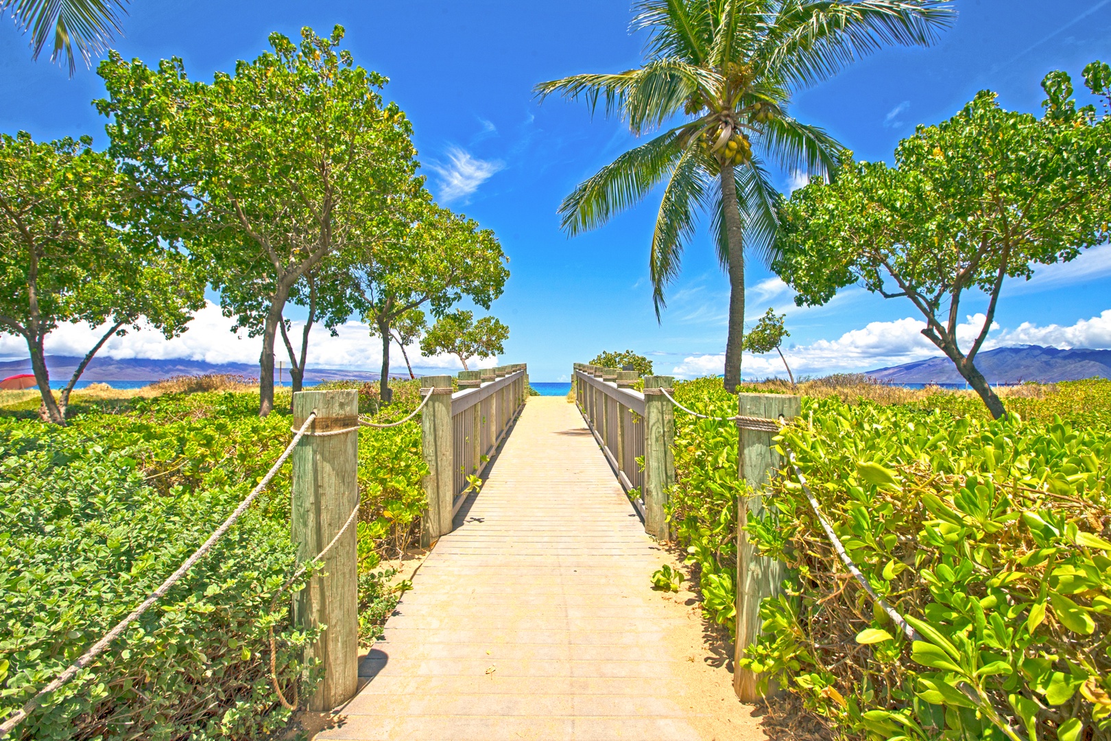 Lahaina Vacation Rentals, Honua Kai Konea 230/232 - A boardwalk from Honua Kai Konea leads directly to the golden sands of K?‘anapali