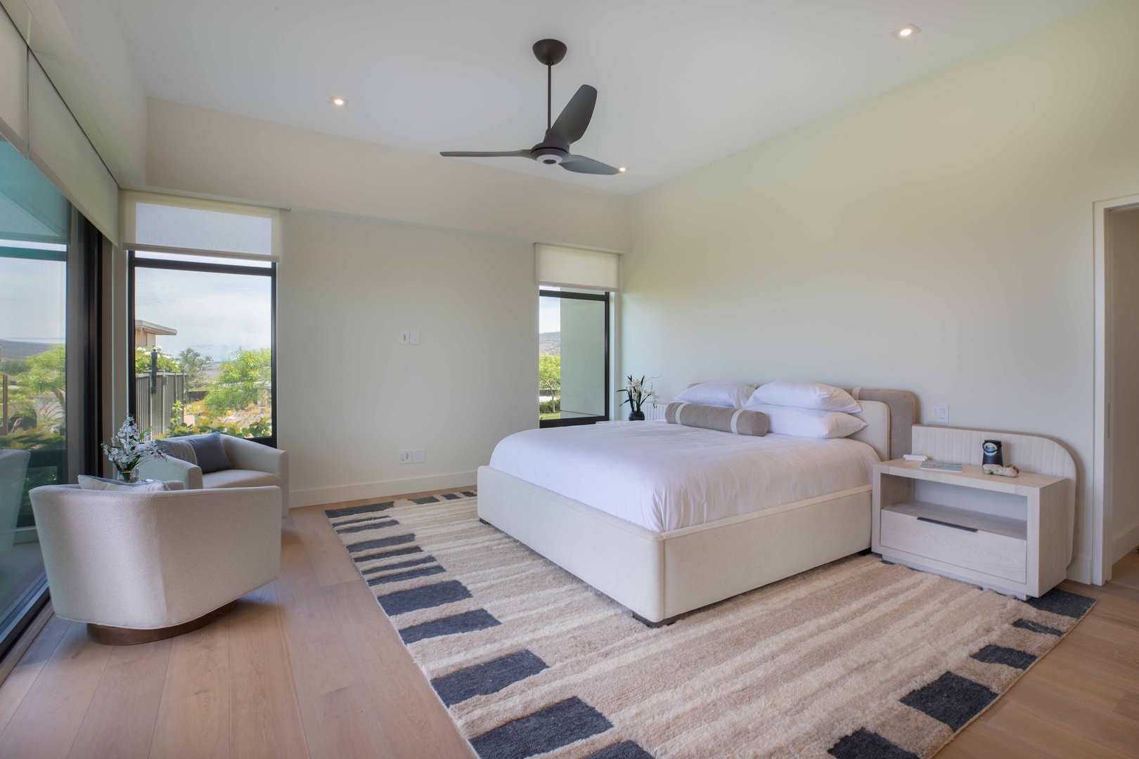 Kamuela Vacation Rentals, Hapuna Estates #8 - Primary Suite 1 is so luxurious