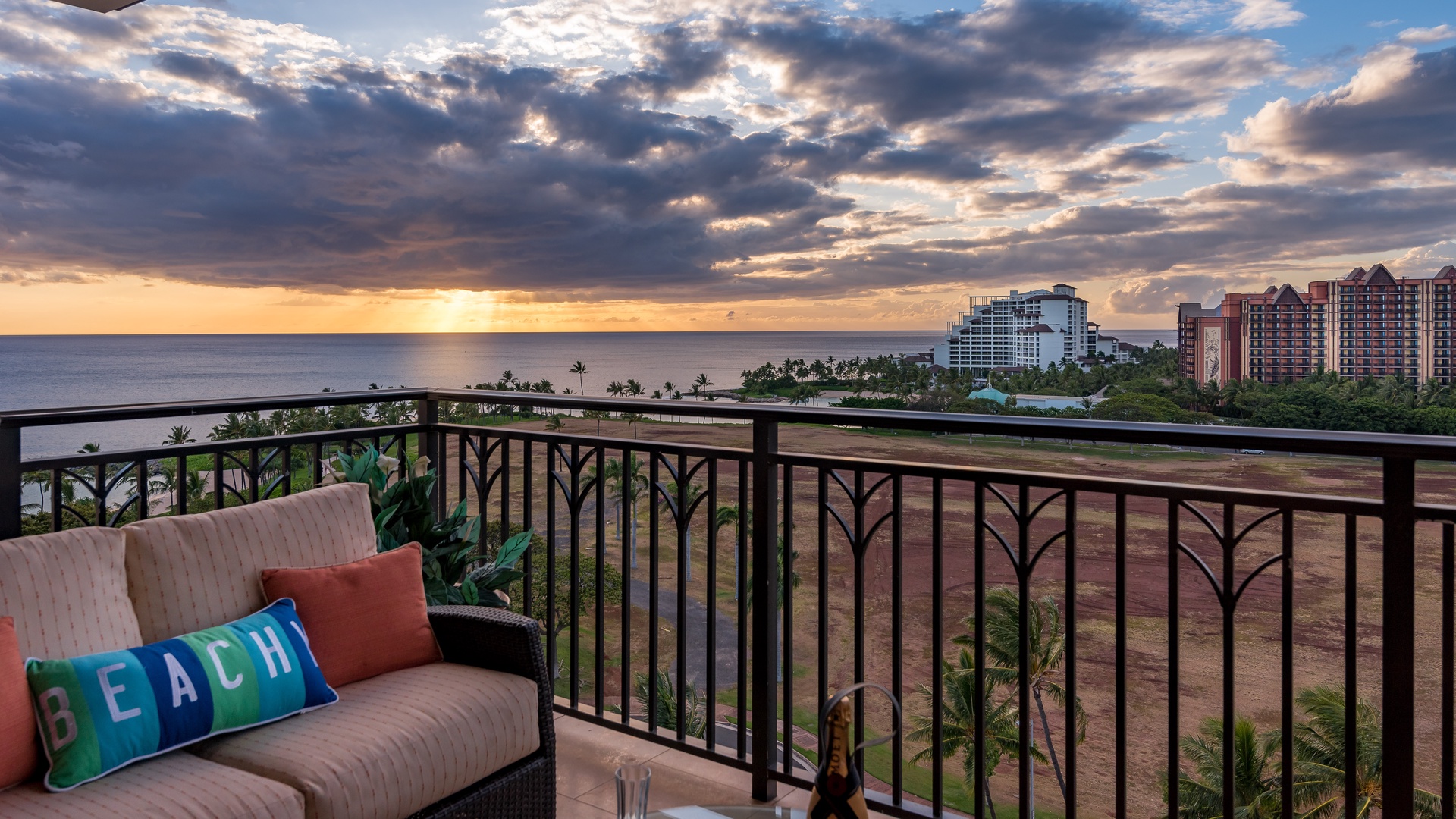 Kapolei Vacation Rentals, Ko Olina Beach Villas O1111 - Beautiful skies on the Leeward Coast of Oahu.