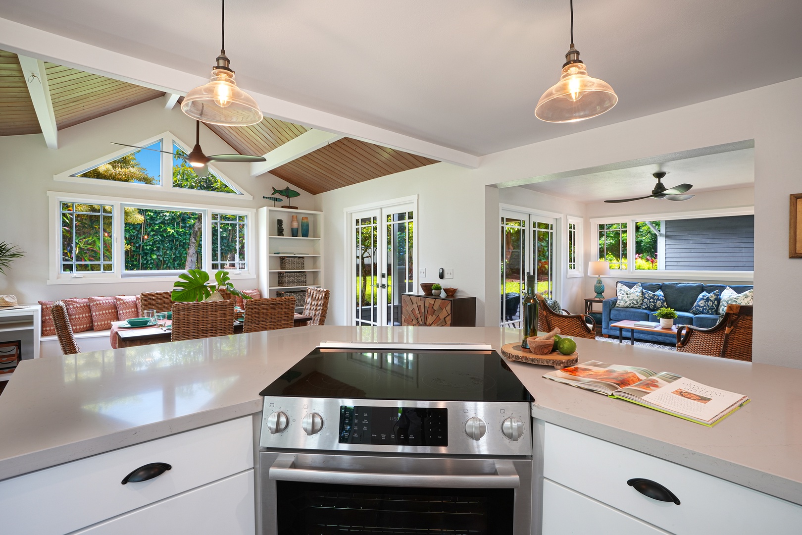 Princeville Vacation Rentals, Kaiana Villa - Top appliances will make it easy to cook for your loved ones