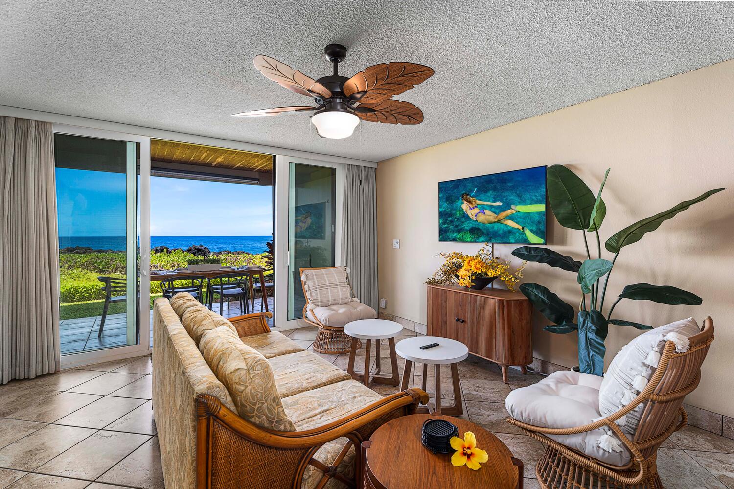 Kailua Kona Vacation Rentals, Keauhou Kona Surf & Racquet 1104 - Embrace the laid-back charm of island living, where the warmth of the sun meets the soothing rhythm of the waves.