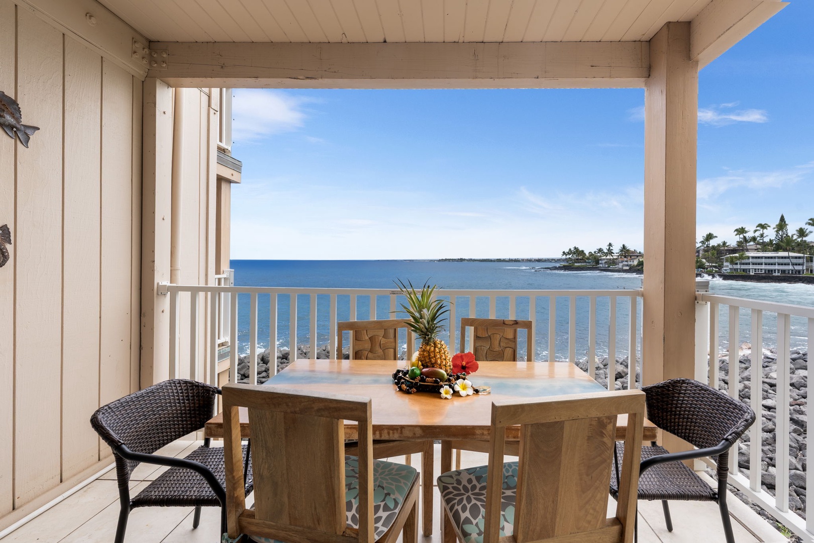 Kailua Kona Vacation Rentals, Sea Village 1105 - Ocean breezes and rhythmic waves frame your lanai experience—ideal for morning coffee or evening wine.