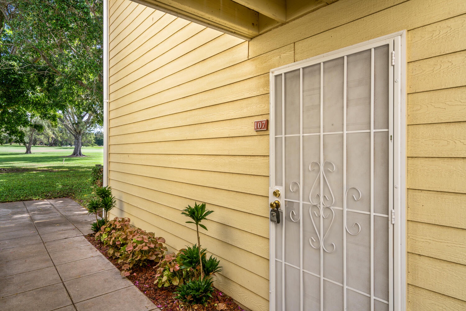 Waikoloa Vacation Rentals, Fairway Terrace F-107 - Front door