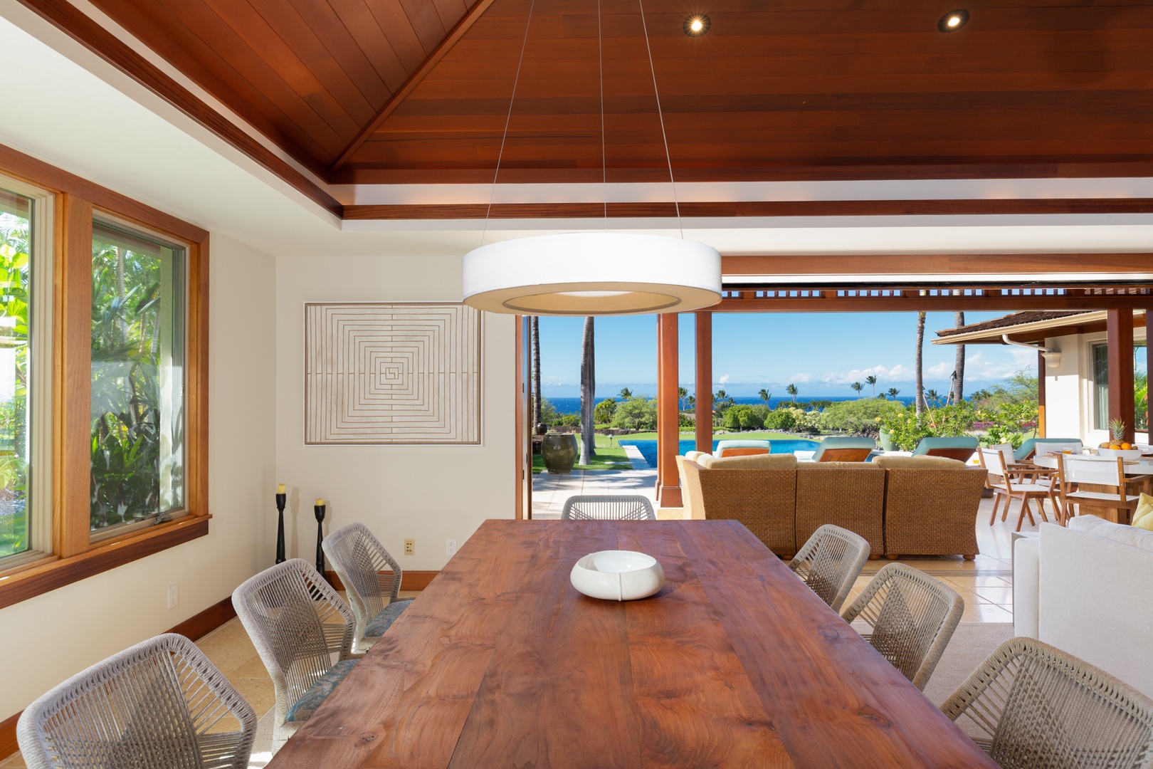 Kailua Kona Vacation Rentals, 4BD Hainoa Estate (102) at Hualalai Resort - Dine with views of the pool, the ocean & everything in between