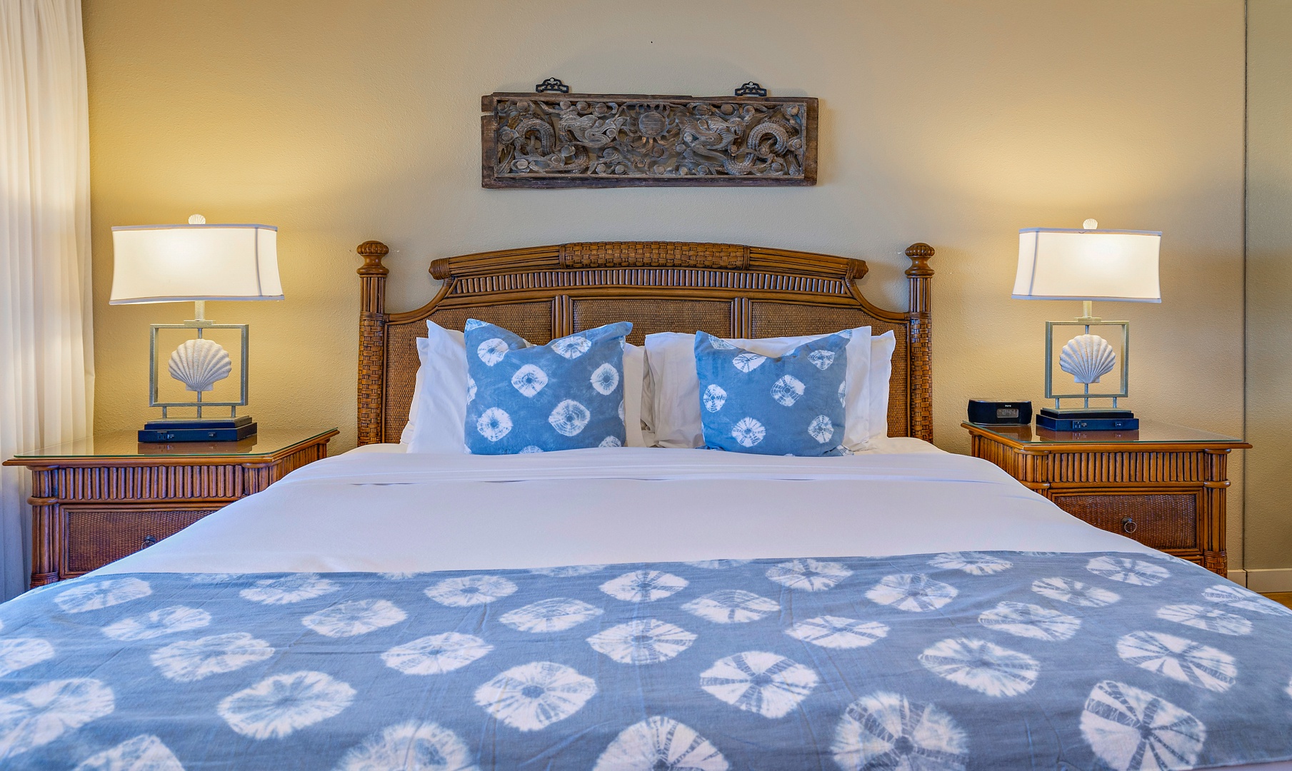 Lahaina Vacation Rentals, Mahana 608 - Experience comfort and style in this inviting bedroom.