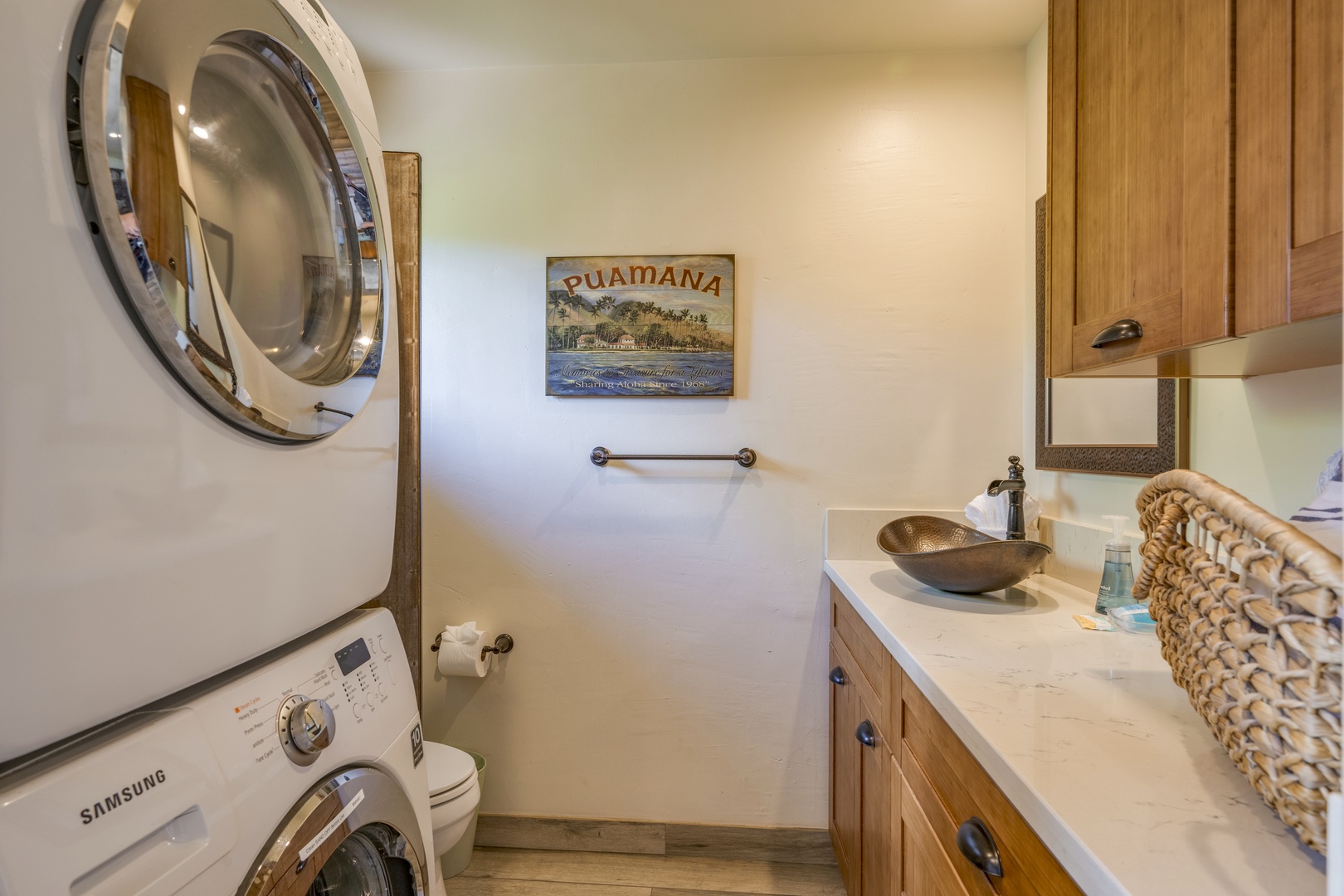 Lahaina Vacation Rentals, Puamana 240-3 - Fully equipped with a washer and dryer for added convenience during your stay.