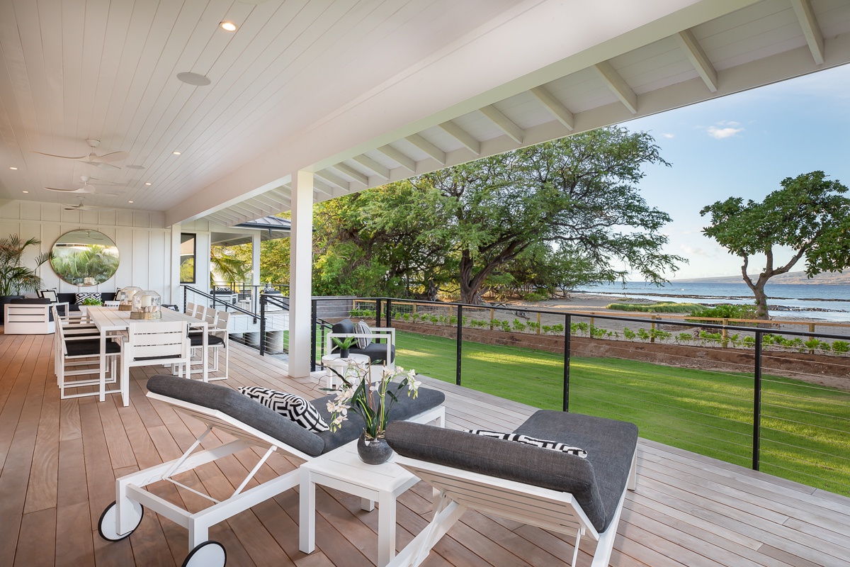 Kamuela Vacation Rentals, Puako Beach Getaway - Experience the epitome of a beachfront haven at the 'Puako Beach Getaway'; fresh new edifice with a picturesque canvas of Maui, the Kohala mountains, and Mauna Kea.