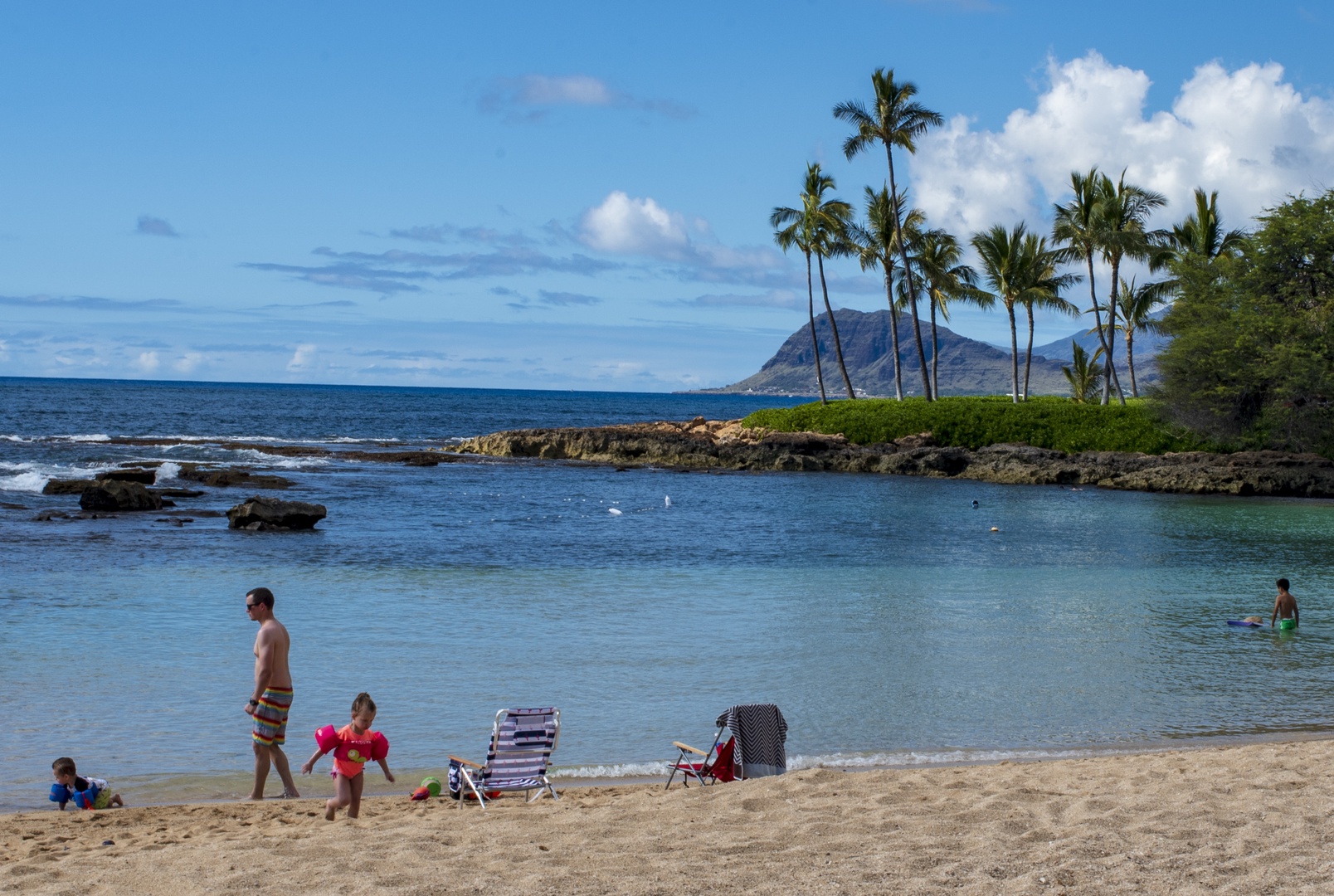 Kapolei Vacation Rentals, Coconut Plantation 1200-4 - The lagoon is the perfect afternoon spot for a swim or relaxing.