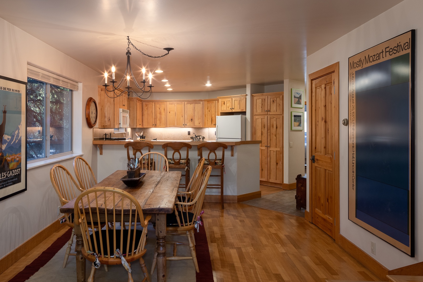 Ketchum Vacation Rentals, Bridgepoint Charm - The formal dining area is overlooked by the kitchen