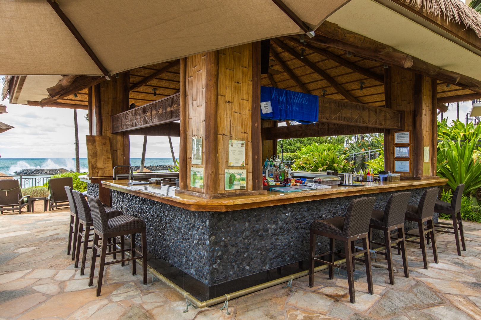 Kapolei Vacation Rentals, Ko Olina Beach Villa B604 - Experience the joy of the beachside bar!