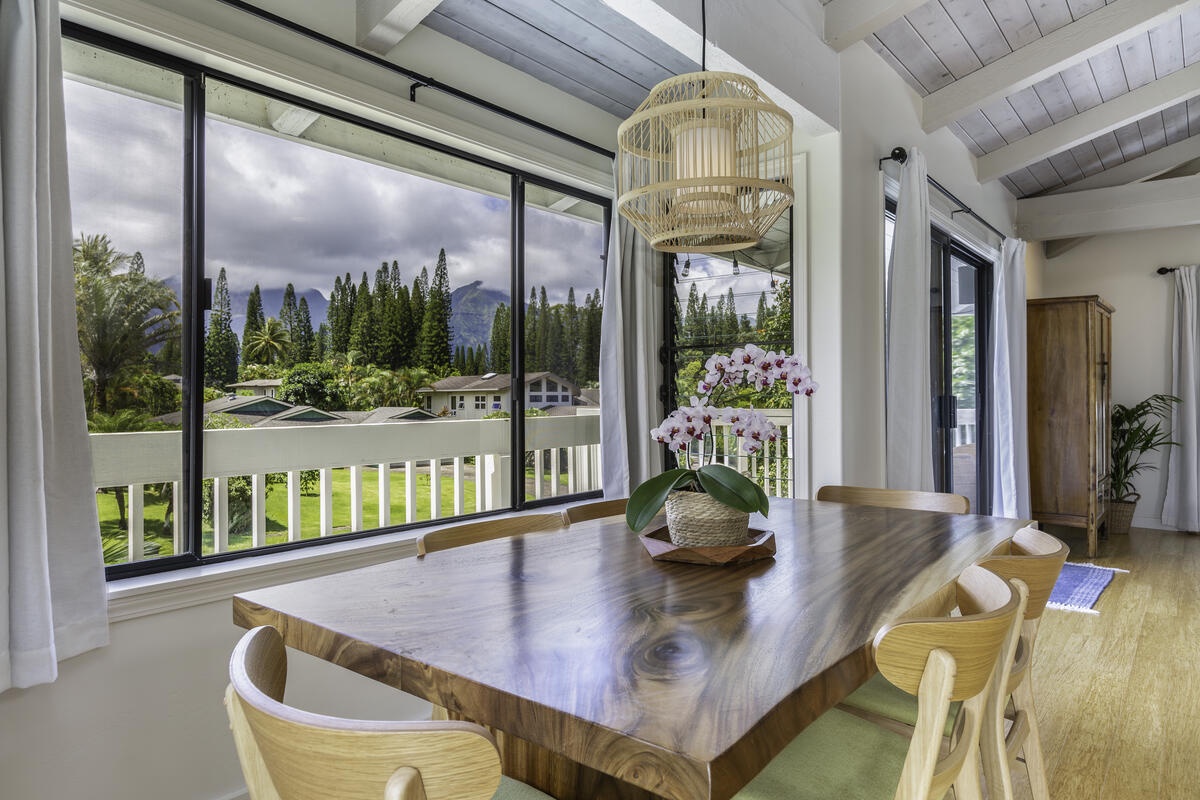 Princeville Vacation Rentals, Hale Kalani - Natural light floods the space, highlighting the beautiful finishes and creating a serene atmosphere