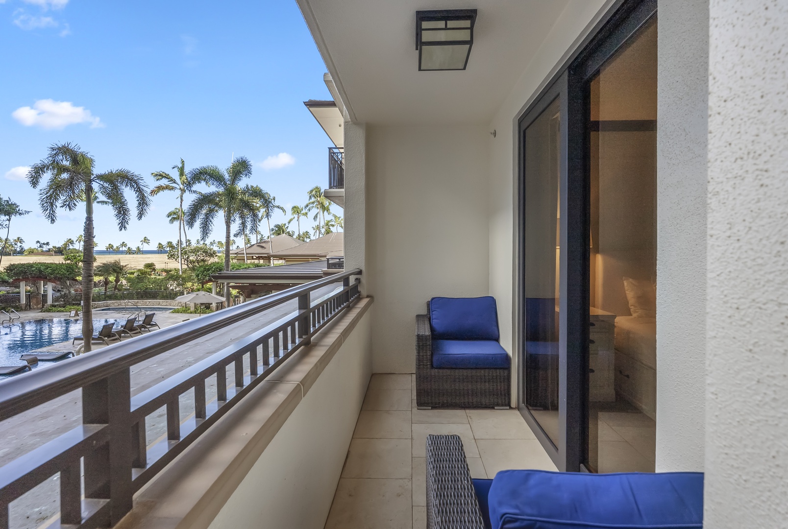 Claim the shaded chair at the far end of the lanai and let the afternoon go.