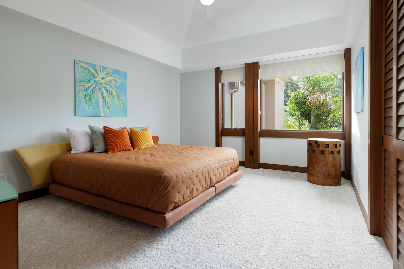 Kailua Kona Vacation Rentals, Fairway Villa 104A - The third guest bedroom with King bed and ensuite.